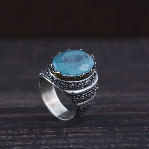 Paraiba taşlı yüzük