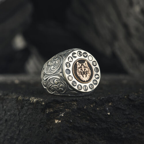 Bozkurtlu 16 Türk Devleti Yüzük