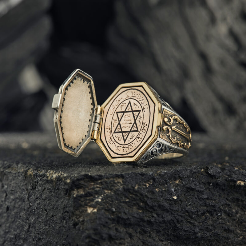 Kapaklı Ayet-el Kürsi Yüzük