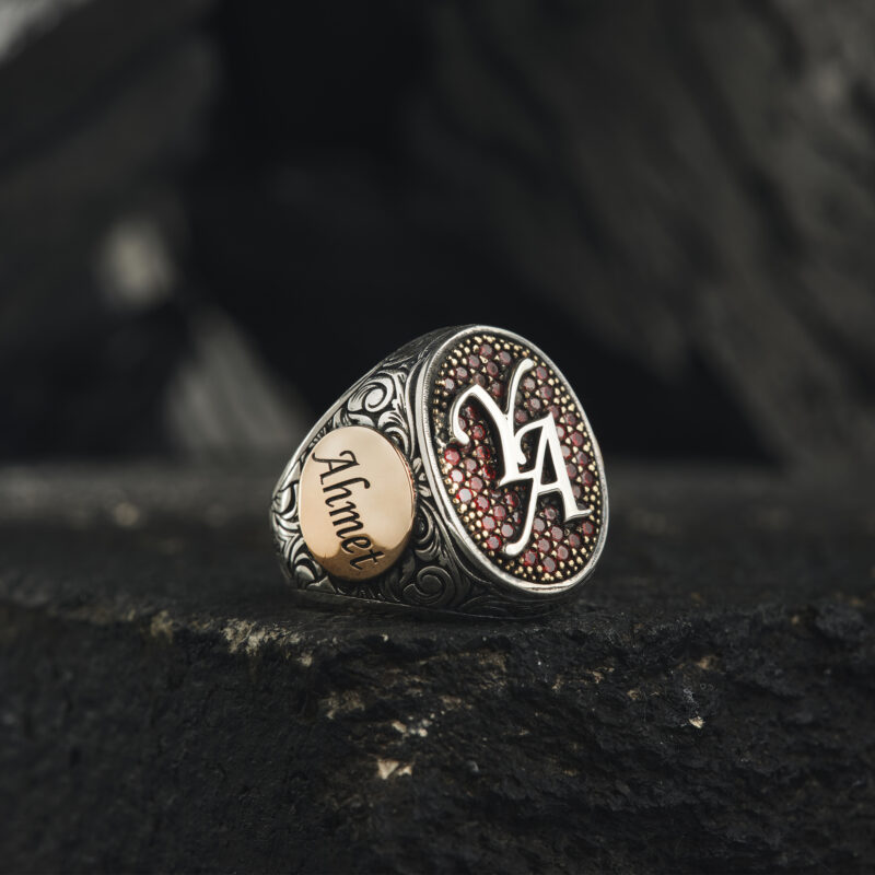 Oval Harfli Yüzük