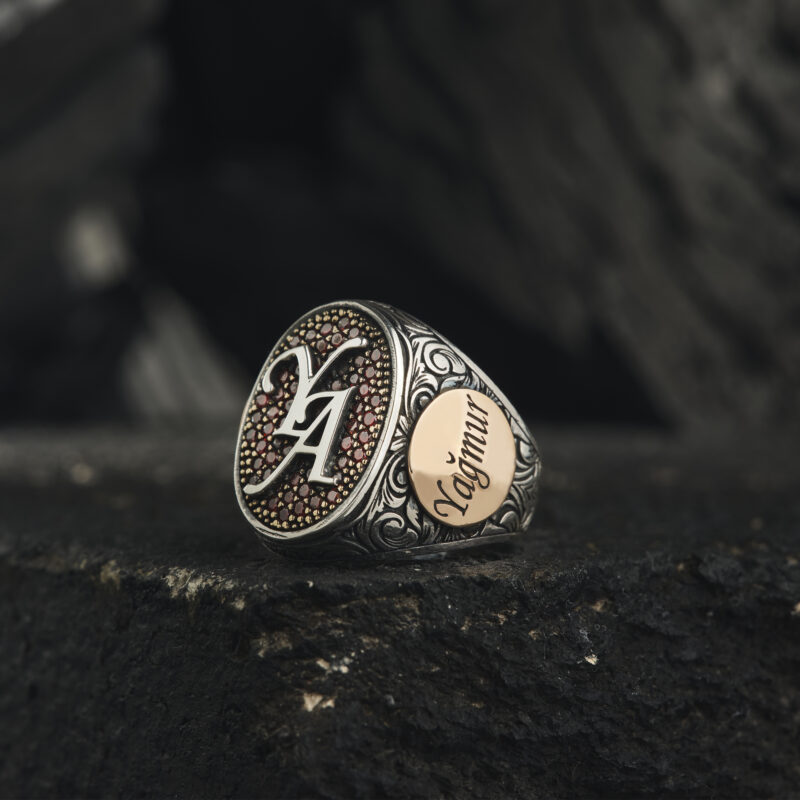 Oval Harfli Yüzük