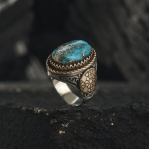 Firuze Taşlı Gümüş Yüzük