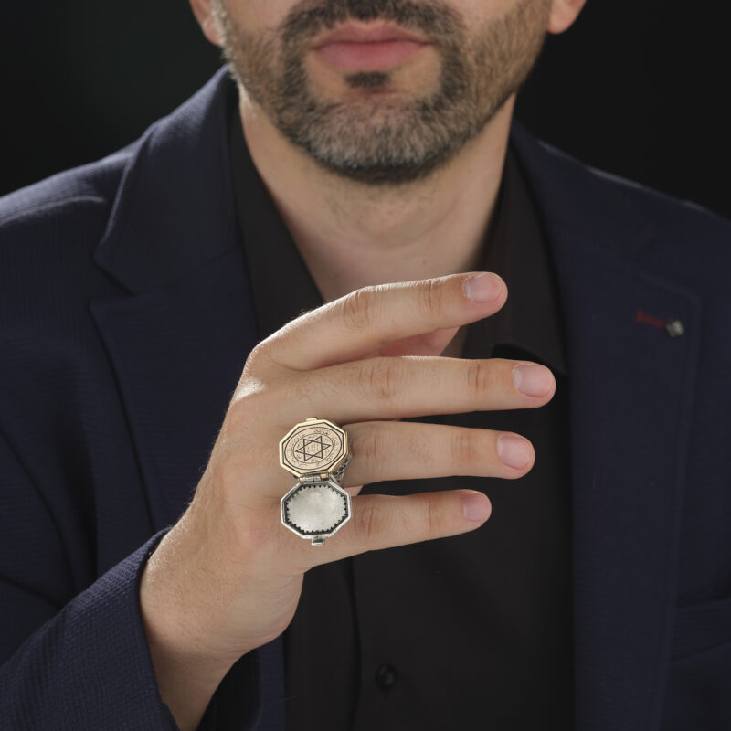 Kapaklı Ayet-el Kürsi Yüzük