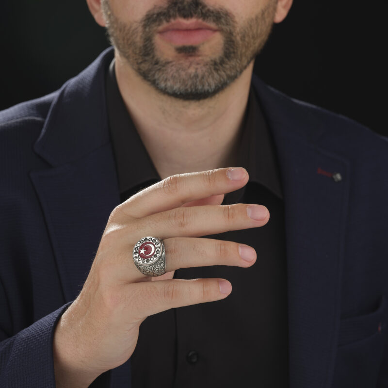 Ayyıldız 16 Türk Devleti Yüzük