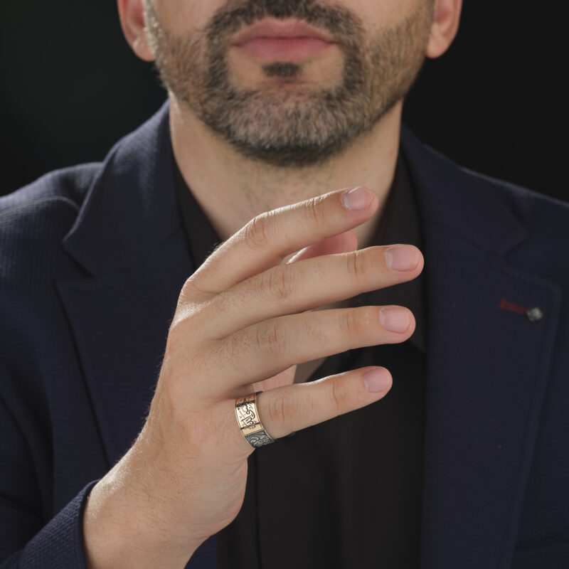 Hasbiallah Gümüş Yüzük Modeli