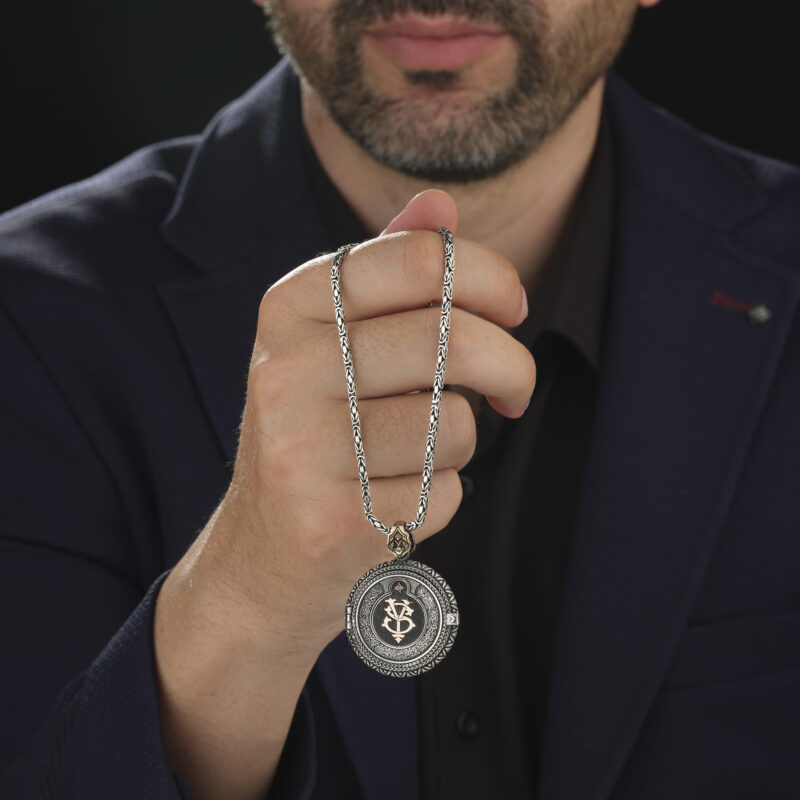 Harfli Kapaklı Ayetel Kürsi Madalyon