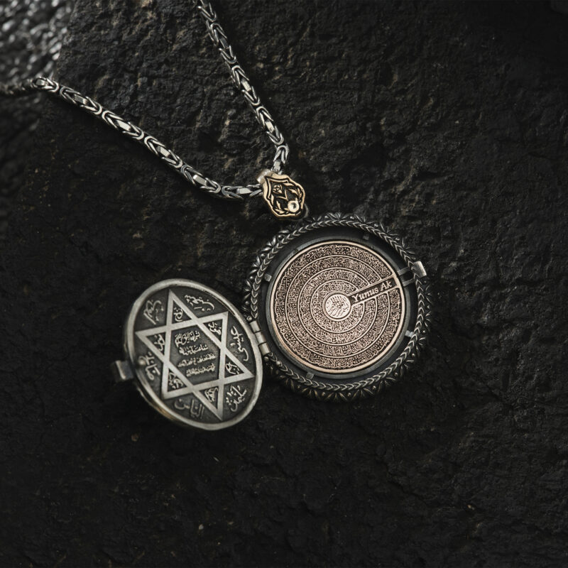 Harfli Kapaklı Ayetel Kürsi Madalyon