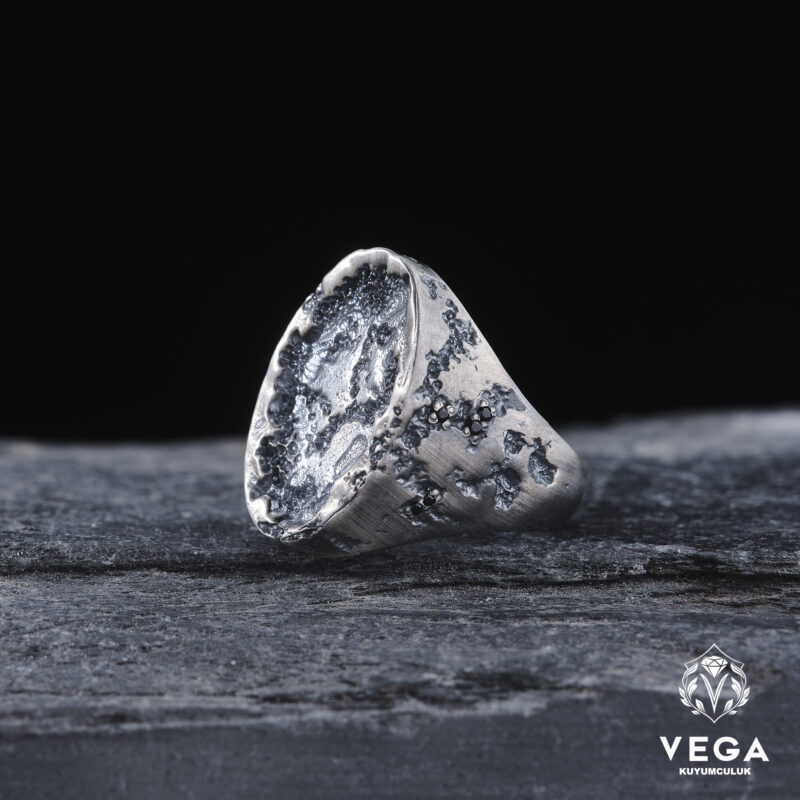 Kaya Desen Gümüş Yüzük