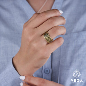 Desenli Çift Alyans