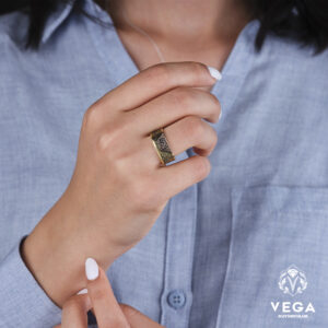 Arapça İsim Yazılı Çift Alyans