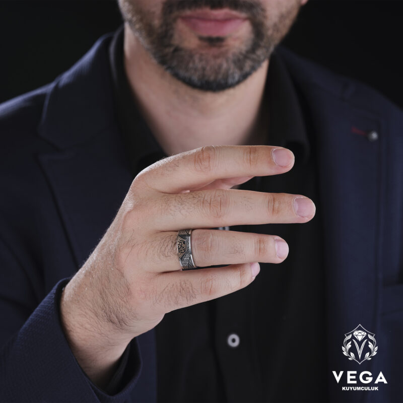 Arapça İsim Yazılı Çift Alyans