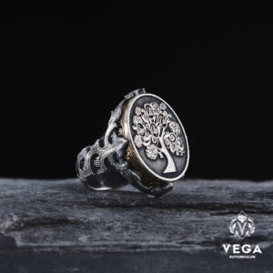 Hayat Ağacı Erkek Yüzük
