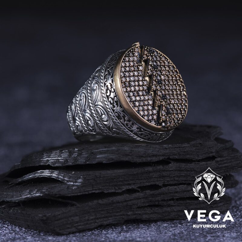 Aşk Yazılı Erkek Yüzük