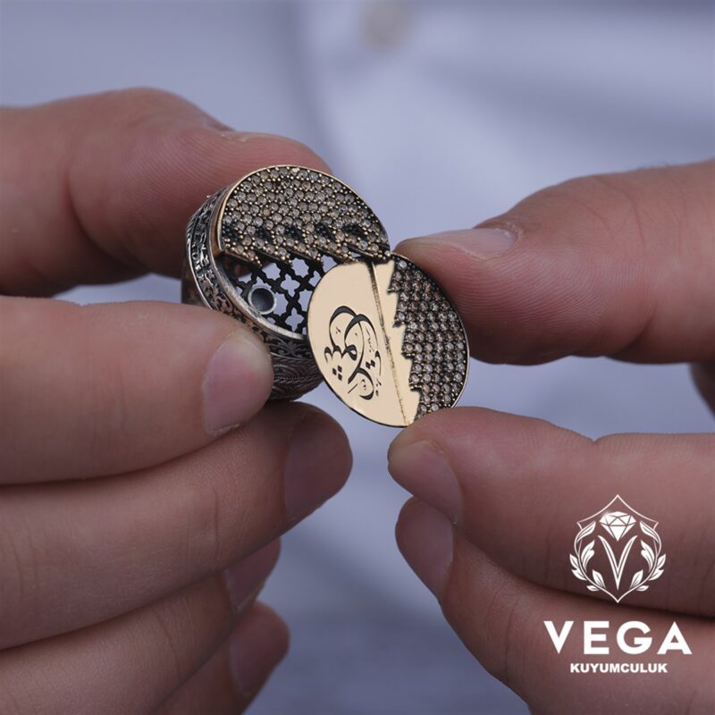 Aşk Yazılı Erkek Yüzük