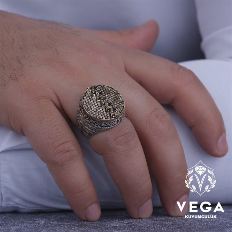 Aşk Yazılı Erkek Yüzük