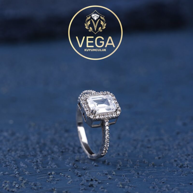 Baget Gümüş Kadın Yüzük