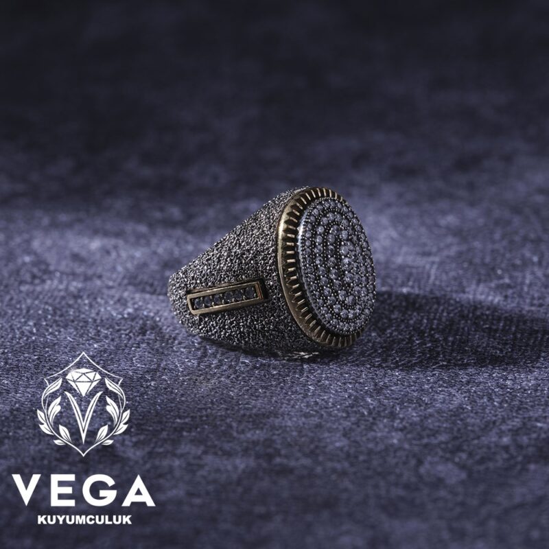 Beyaz Mikro Taşlı Yüzük