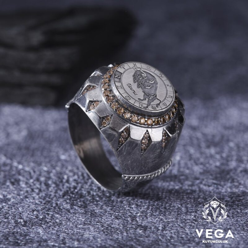 Kişiselleştirilebilir Boğa Burcu Yüzük