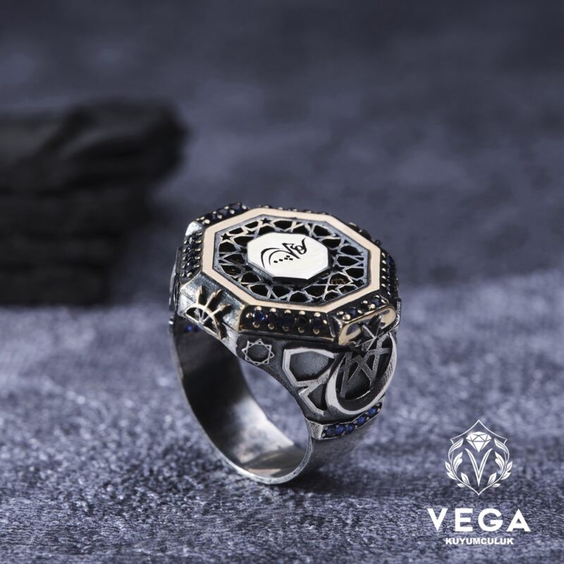 Hiç Yazılı Gümüş Erkek Yüzük Modeli