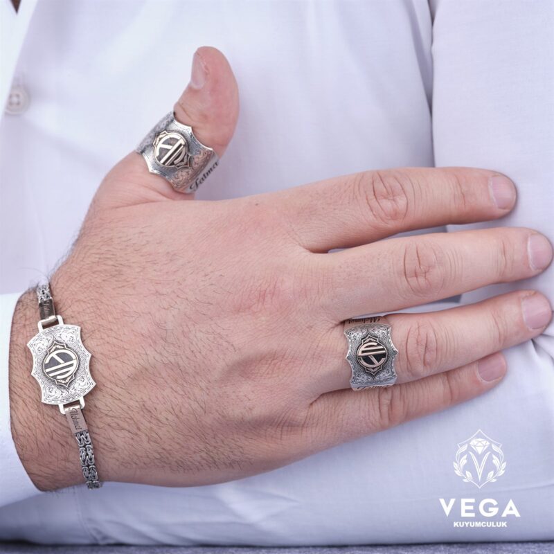 İsimli ve Harfli Gümüş Set