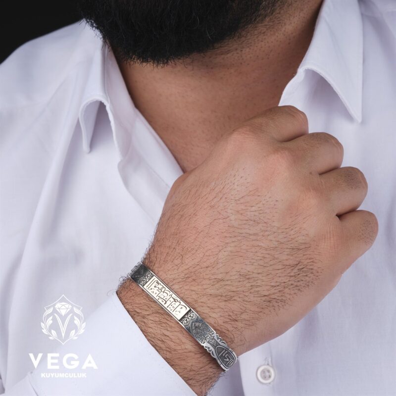 Kördüğüm Gümüş Kelepçe Bileklik