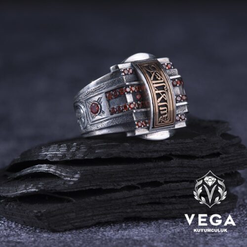 La Galibe İllallah Gümüş Erkek Yüzük