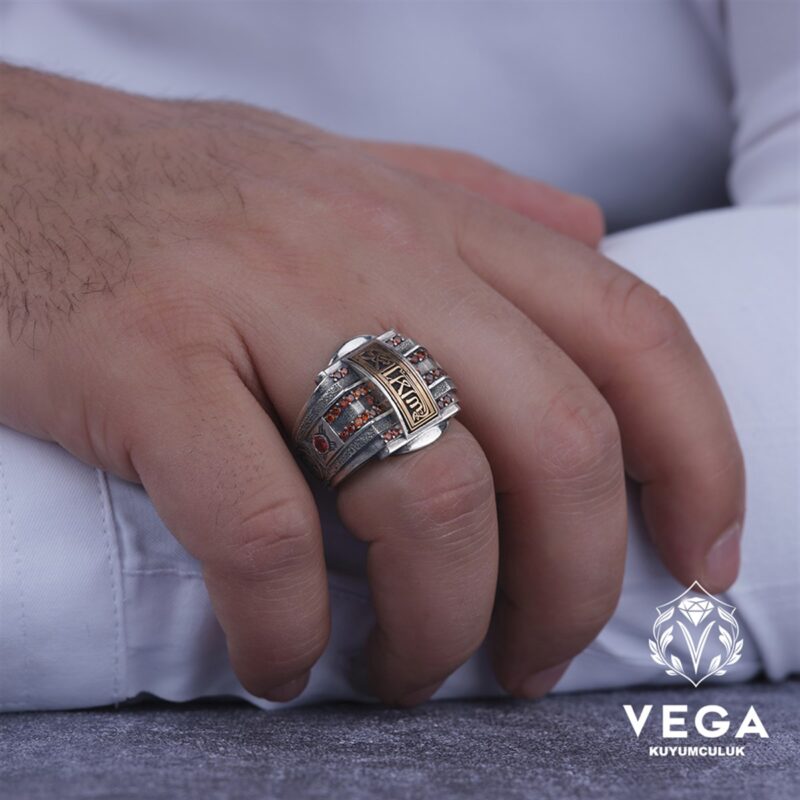 La Galibe İllallah Gümüş Erkek Yüzük