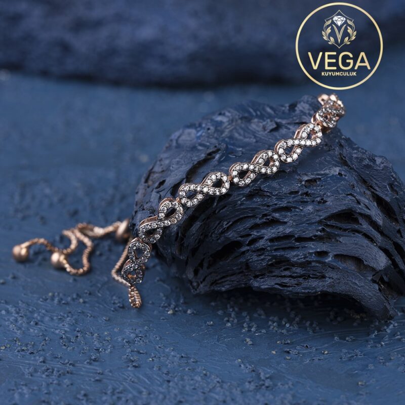 Sonsuzluk Gümüş Kadın Bileklik Modeli