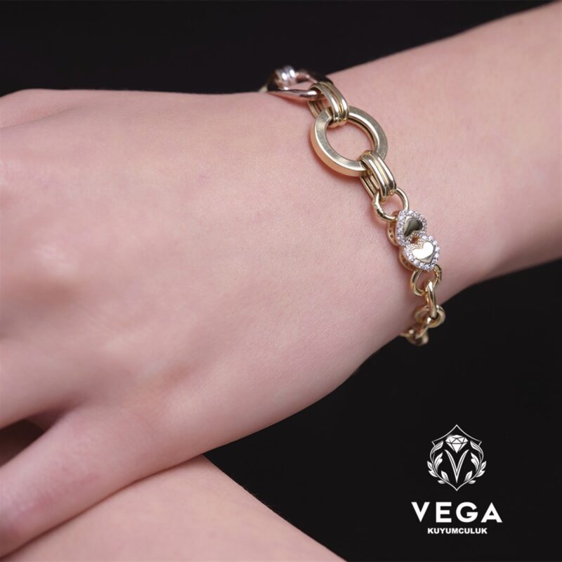 Swaroski Taşlı Halka Kadın Bileklik