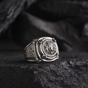 Kare 3 Boyutlu Aslan Yüzük Modeli