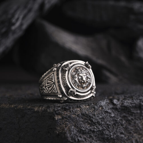 Kare 3 Boyutlu Aslan Yüzük Modeli