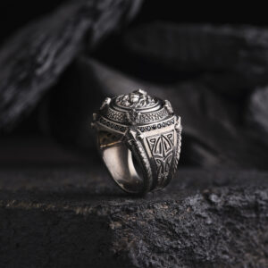 Kare 3 Boyutlu Aslan Yüzük Modeli