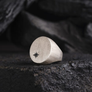 0val Sade Zümrüt Taşlı Yüzük