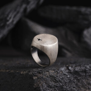 0val Sade Zümrüt Taşlı Yüzük