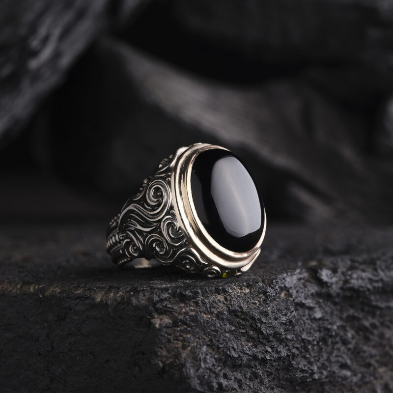 vega-kuyumculuk8705-copy.jpg Siyah Oniks Taşlı Yüzük