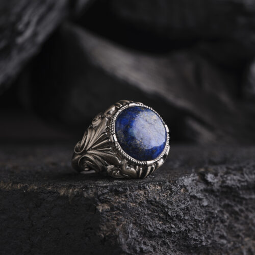 Lapis Lazuli Taşlı Yüzük Modeli