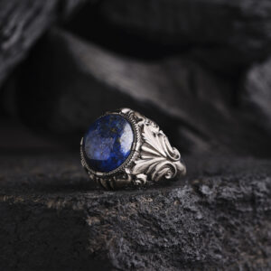 Lapis Lazuli Taşlı Yüzük Modeli