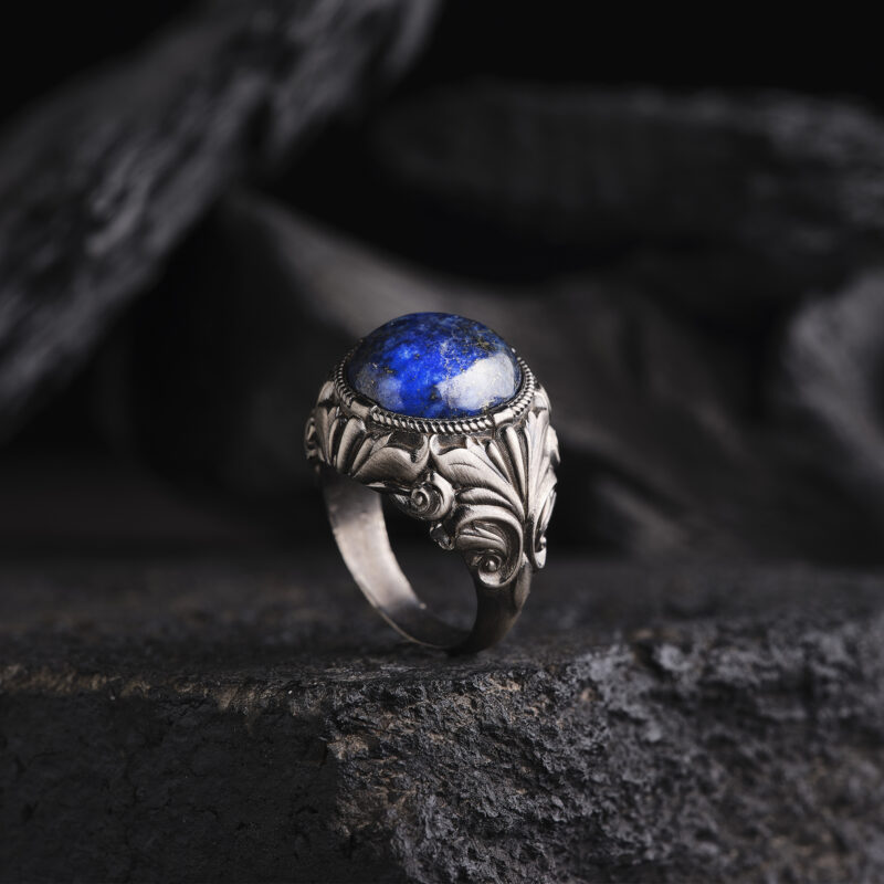 Lapis Lazuli Taşlı Yüzük Modeli