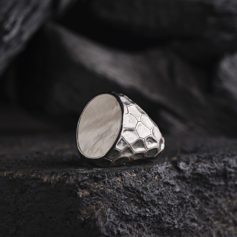 Sedef Taşlı Yüzük Modeli 2