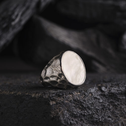 Sedef Taşlı Yüzük Modeli 2