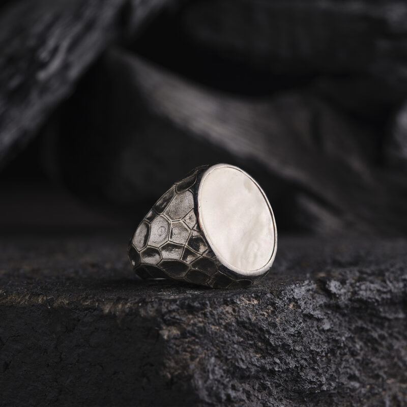 Sedef Taşlı Yüzük Modeli 2