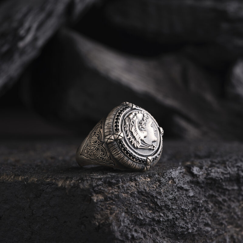 Büyük İskender Sikke Figürlü Yüzük