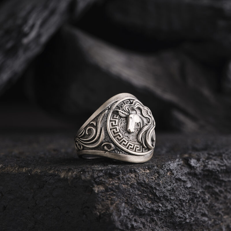 vega-kuyumculuk8739-copy.jpg At Figürlü Erkek Yüzük Modeli