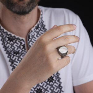 Sedef Taşlı Yüzük Modeli 2