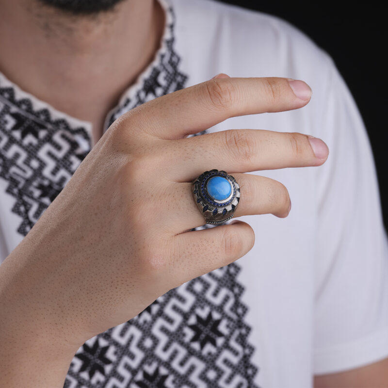 Firuze Taşlı Yüzük