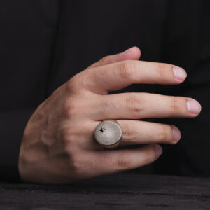 0val Sade Zümrüt Taşlı Yüzük