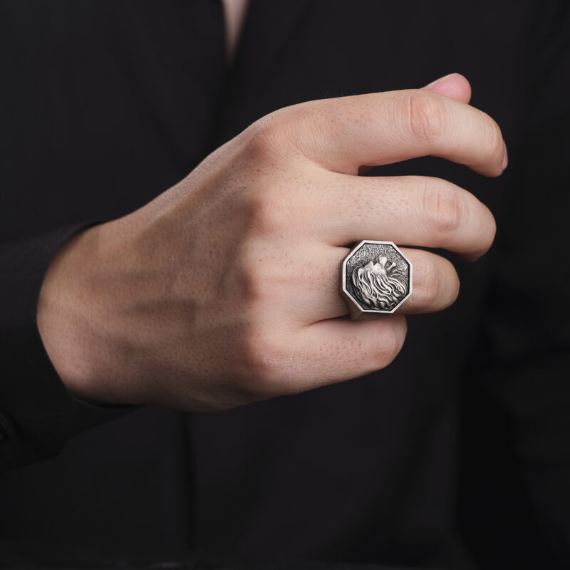 Sekizgen 3 Boyutlu Aslan Modeli