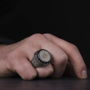 Kehribar Taşlı İnşirah Model Yüzük