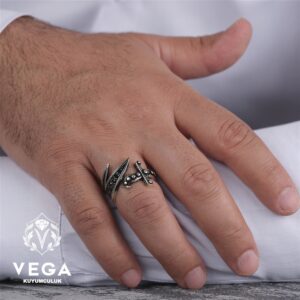 Zülfikar Gümüş Erkek Yüzük