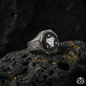 1 Teşkilatı Mahsusa Gravürlü Gümüş Yüzük